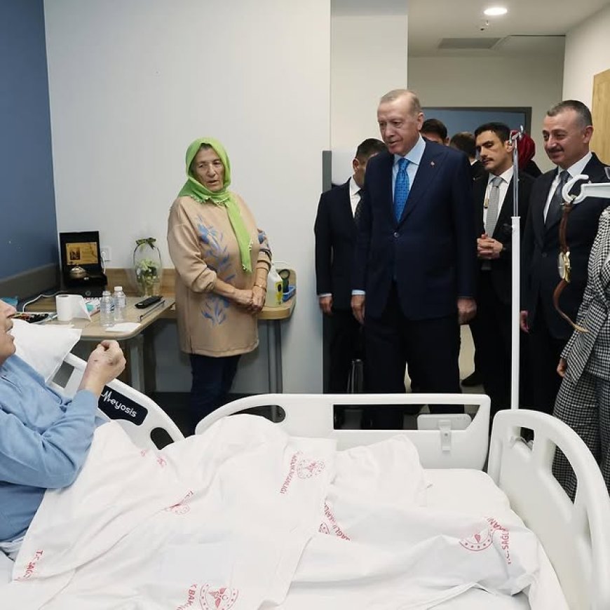 Erdoğan'dan Kocaeli Şehir Hastanesi Ziyareti