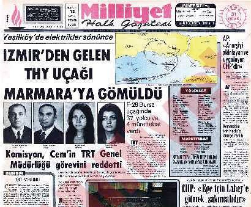 1975 Yılında Marmara Denizine Düşen Uçağın Sırrı Neden Çözülemedi?