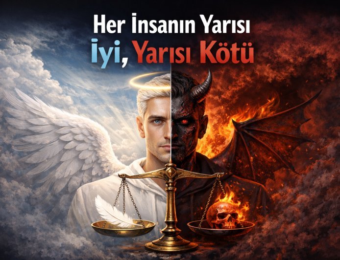Her İnsanın Yarısı İyi, Yarısı Kötü müdür?