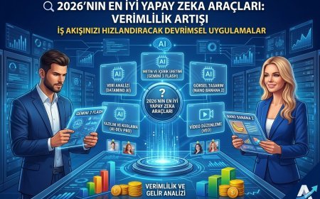 2026'nın En İyi Yapay Zeka Araçları: İş Akışınızı Hızlandıracak 5 Devrimsel Uygulama