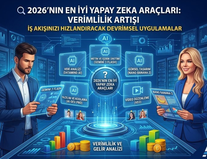 2026'nın En İyi Yapay Zeka Araçları: İş Akışınızı Hızlandıracak 5 Devrimsel Uygulama