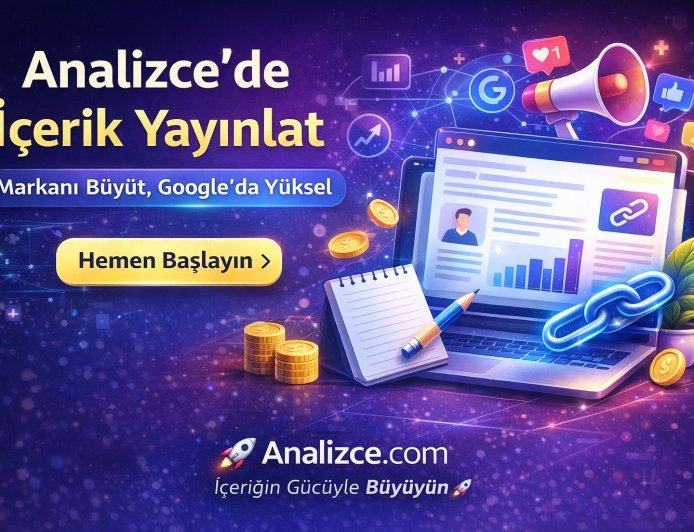 Analizce’de İçerik Yayınlat: Görünür Ol, Google’da Yüksel