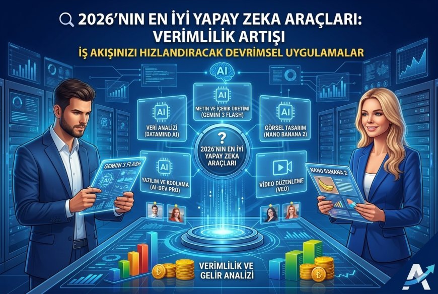 2026'nın En İyi Yapay Zeka Araçları: İş Akışınızı Hızlandıracak 5 Devrimsel Uygulama