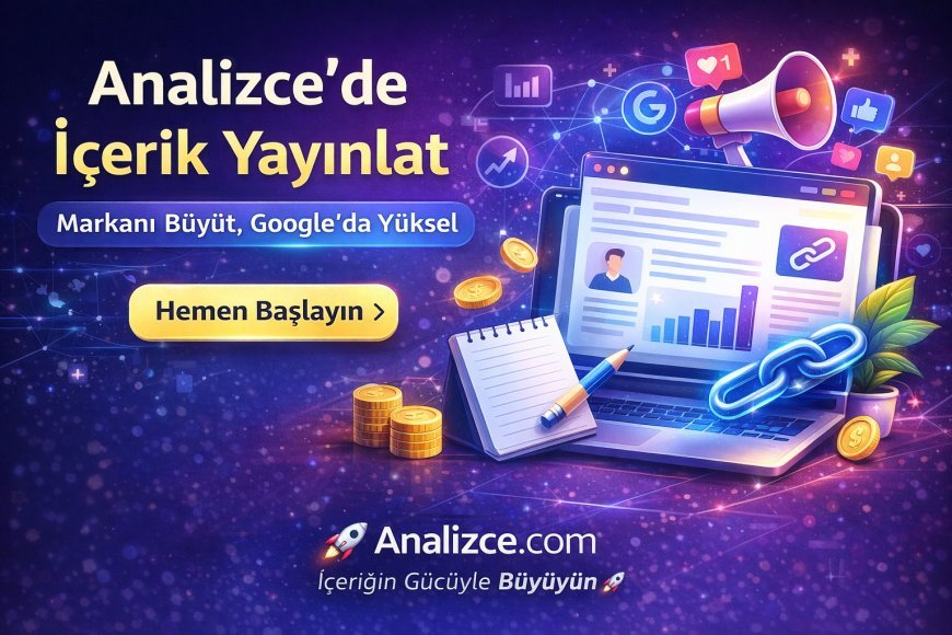 Analizce’de İçerik Yayınlat: Görünür Ol, Google’da Yüksel