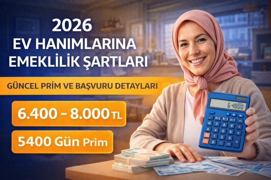2026 Ev Hanımlarına Emeklilik Şartları: Güncel Prim ve Başvuru Rehberi
