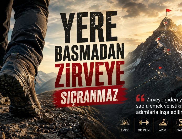 Yere Basmadan Zirveye Sıçranmaz