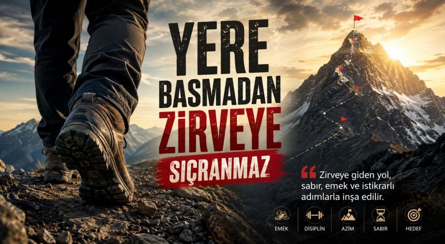 Yere Basmadan Zirveye Sıçranmaz