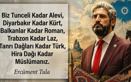Ercüment Tula: Tunceli Kadar Alevi, Diyarbakır Kadar Kürt, Trabzon Kadar Laz